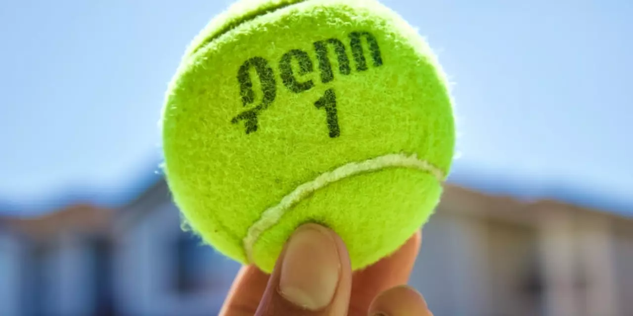 Tennisball-Feuchtigkeit